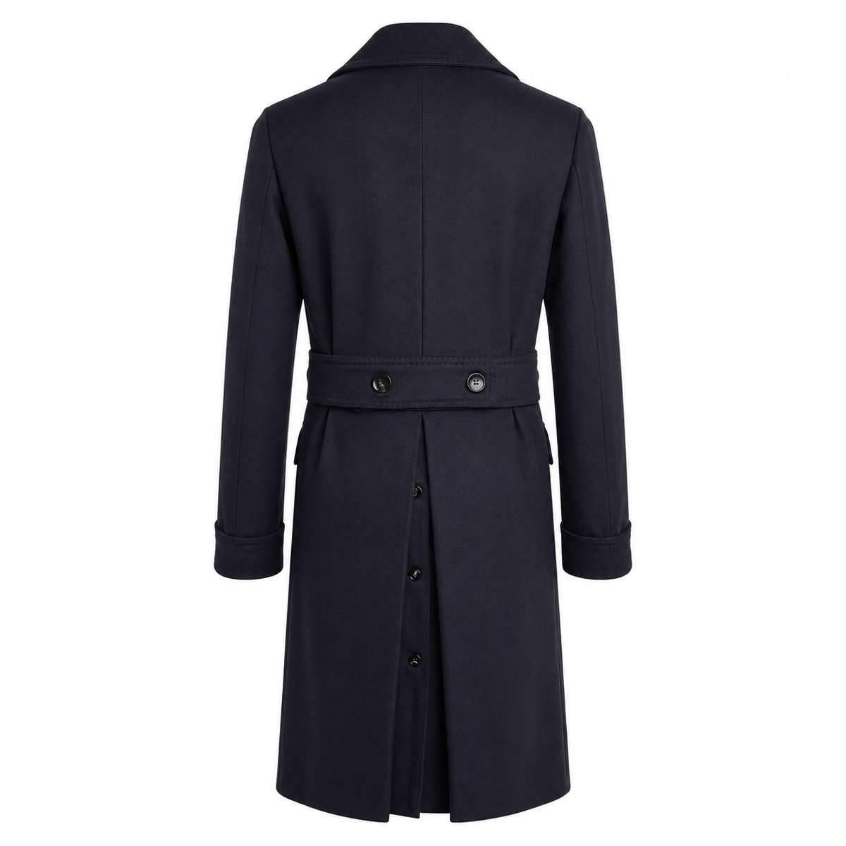 Polo Coat Navy Made in Italy