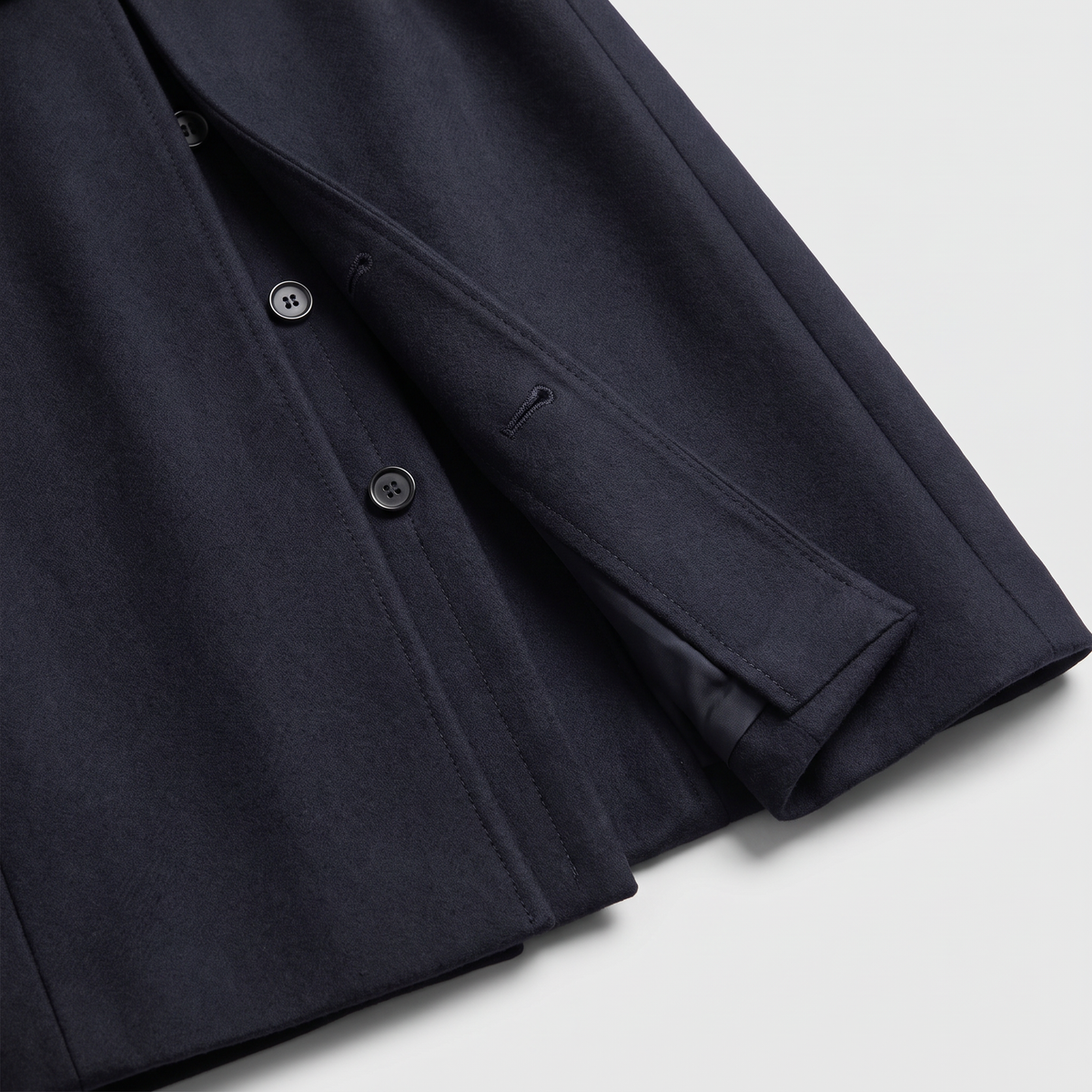 Polo Coat Navy Made in Italy