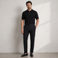 Anzugshose Schwarz Schurwolle Signature Sartorial