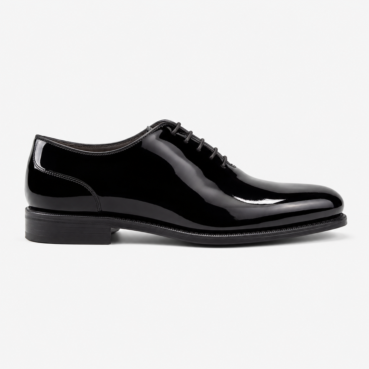 Oxford Lackleder Schwarz - Made in Italy