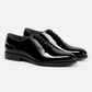 Oxford Lackleder Schwarz - Made in Italy