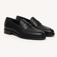 Penny Loafer Schwarz Grained Leather