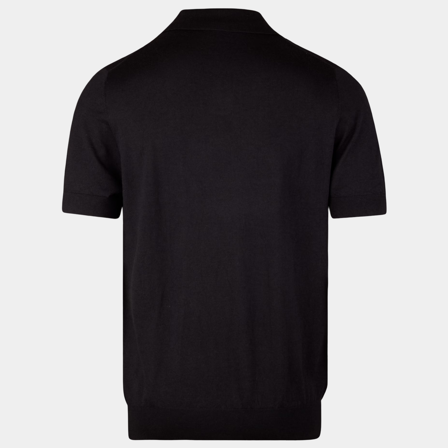 Polo Shirt Navy Knitted Seide/Kaschmir