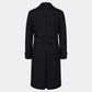 Polo Coat Black Wool Cashmere Made in Italy