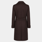 Polo Coat Brown Wool Cashmere Made in Italy
