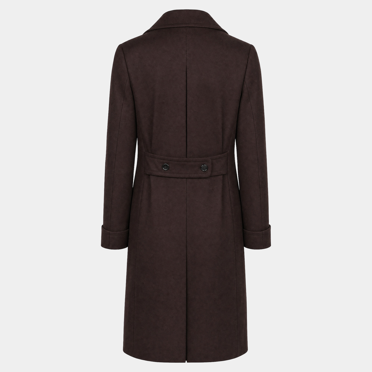 Polo Coat Brown Wool Cashmere Made in Italy