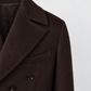 Polo Coat Brown Wool Cashmere Made in Italy