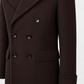 Polo Coat Brown Wool Cashmere Made in Italy