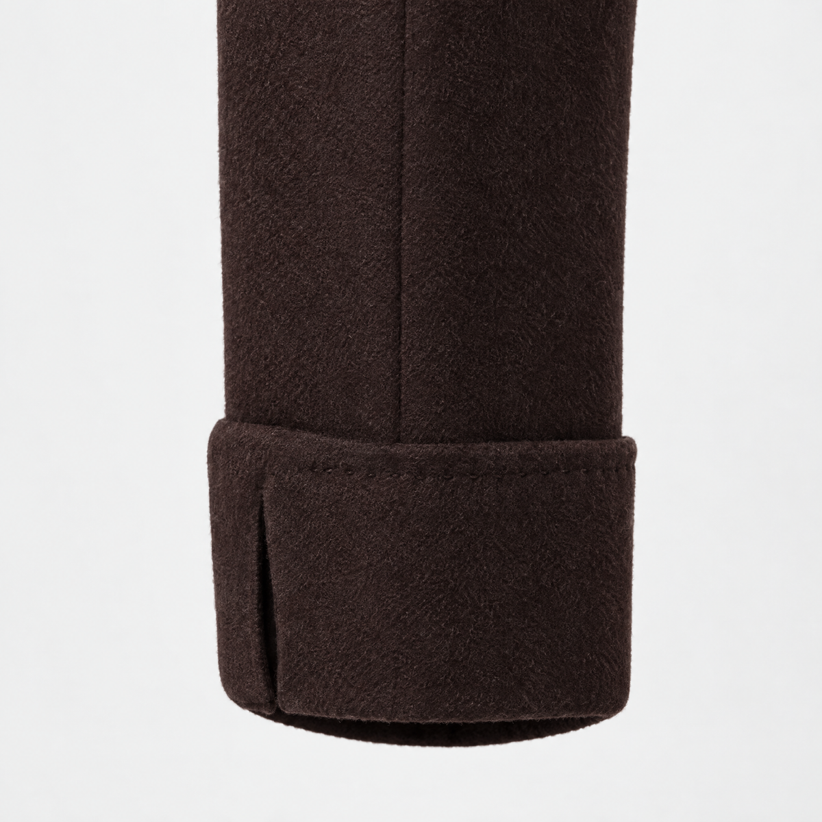 Polo Coat Brown Wool Cashmere Made in Italy