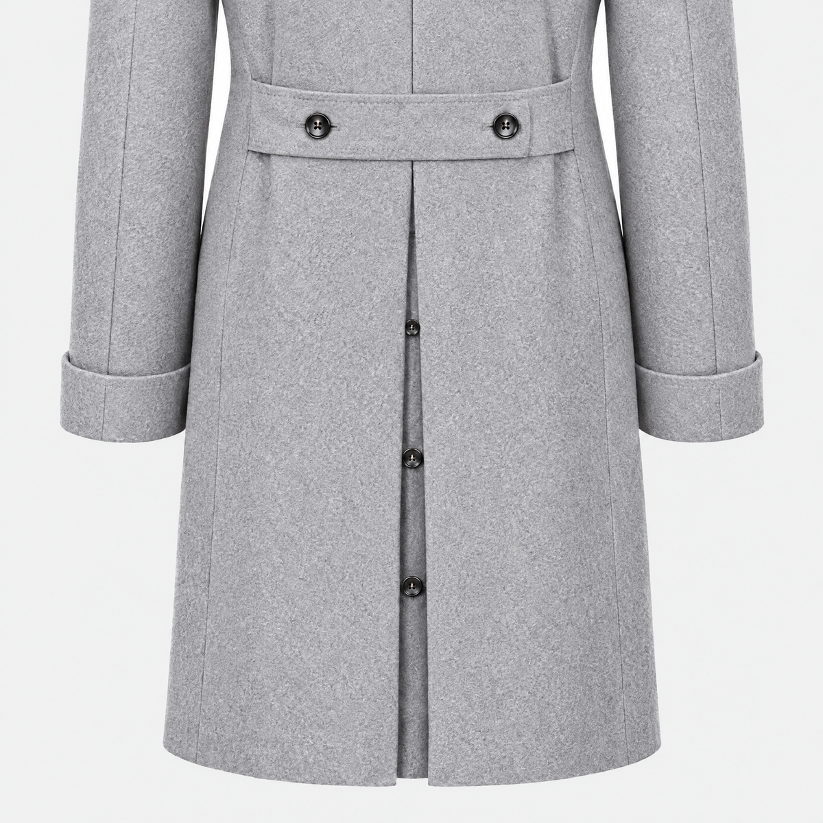Polo Coat Hellgrau Made in Italy