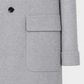 Polo Coat Hellgrau Made in Italy