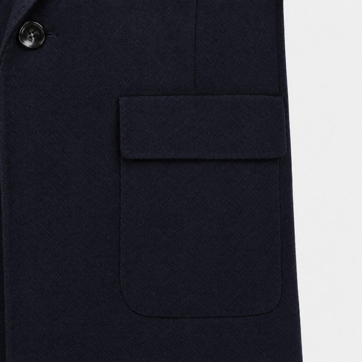 Polo Coat Navy Made in Italy