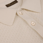 Stenströms Poloshirt Knitted Cotton Off White