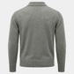Polo Langarm Grey reine Merinowolle Made in Italy
