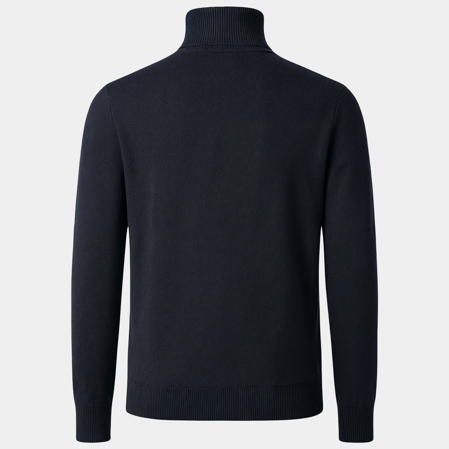 Rollkragen Navy reine Merinowolle Made in Italy