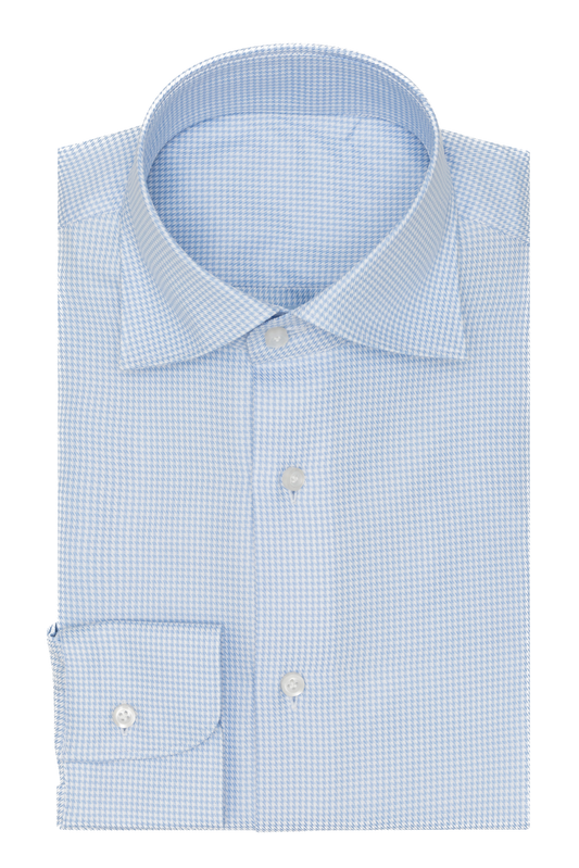 Suitery Maßhemd Business Hahntritt Hellblau