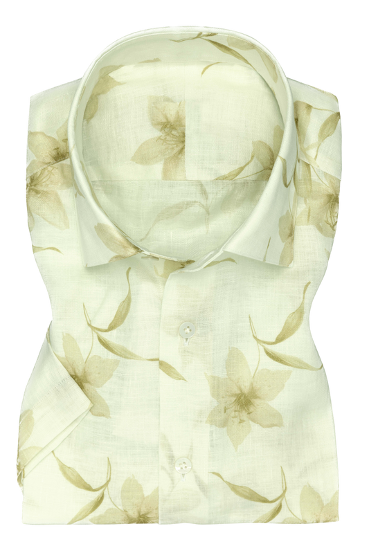 Suitery Maßhemd Sommer Collection Floral Beige