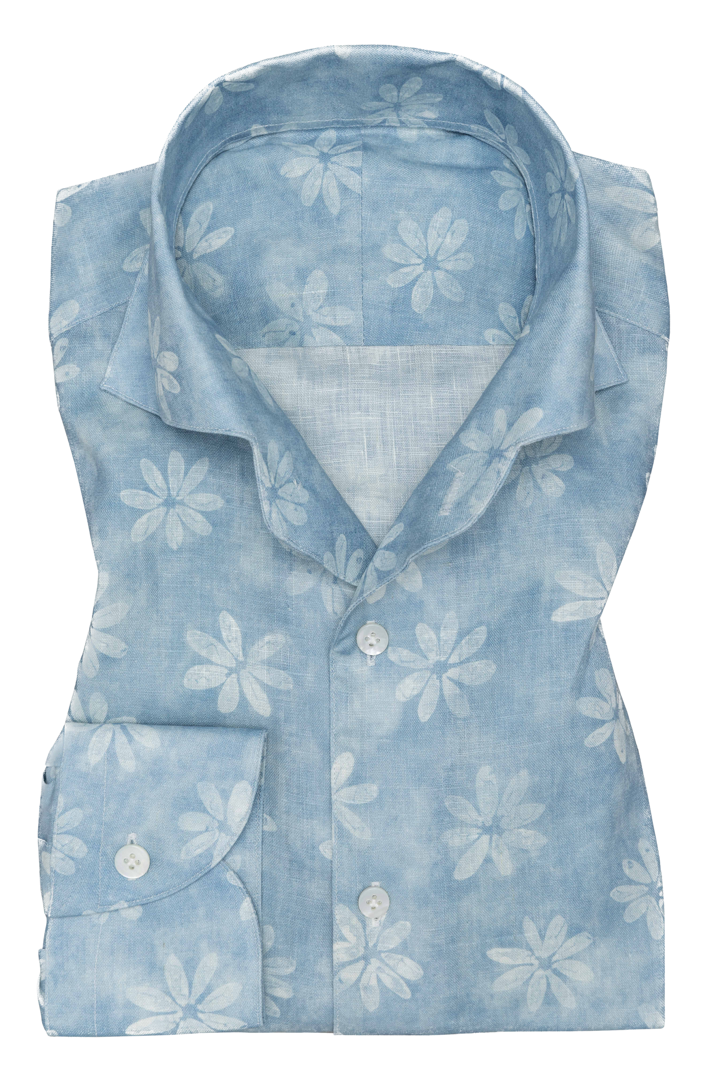Suitery Maßhemd Sommer Collection Floral Blue