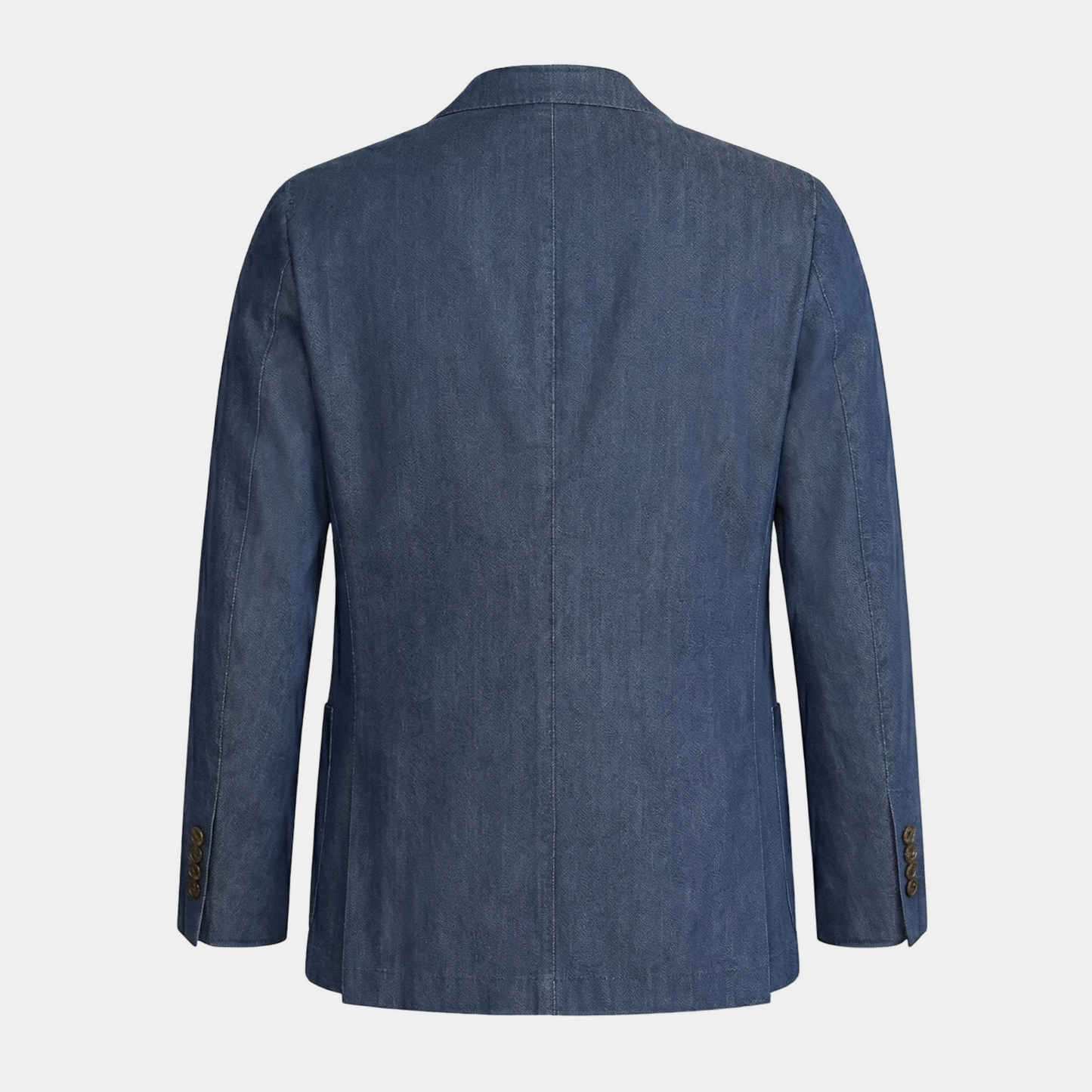 Sakko Blue Satorial Zweireihig Denim - Made in Italy