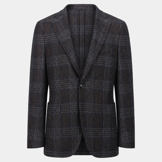 Sakko Bosco Brown Grey Checked