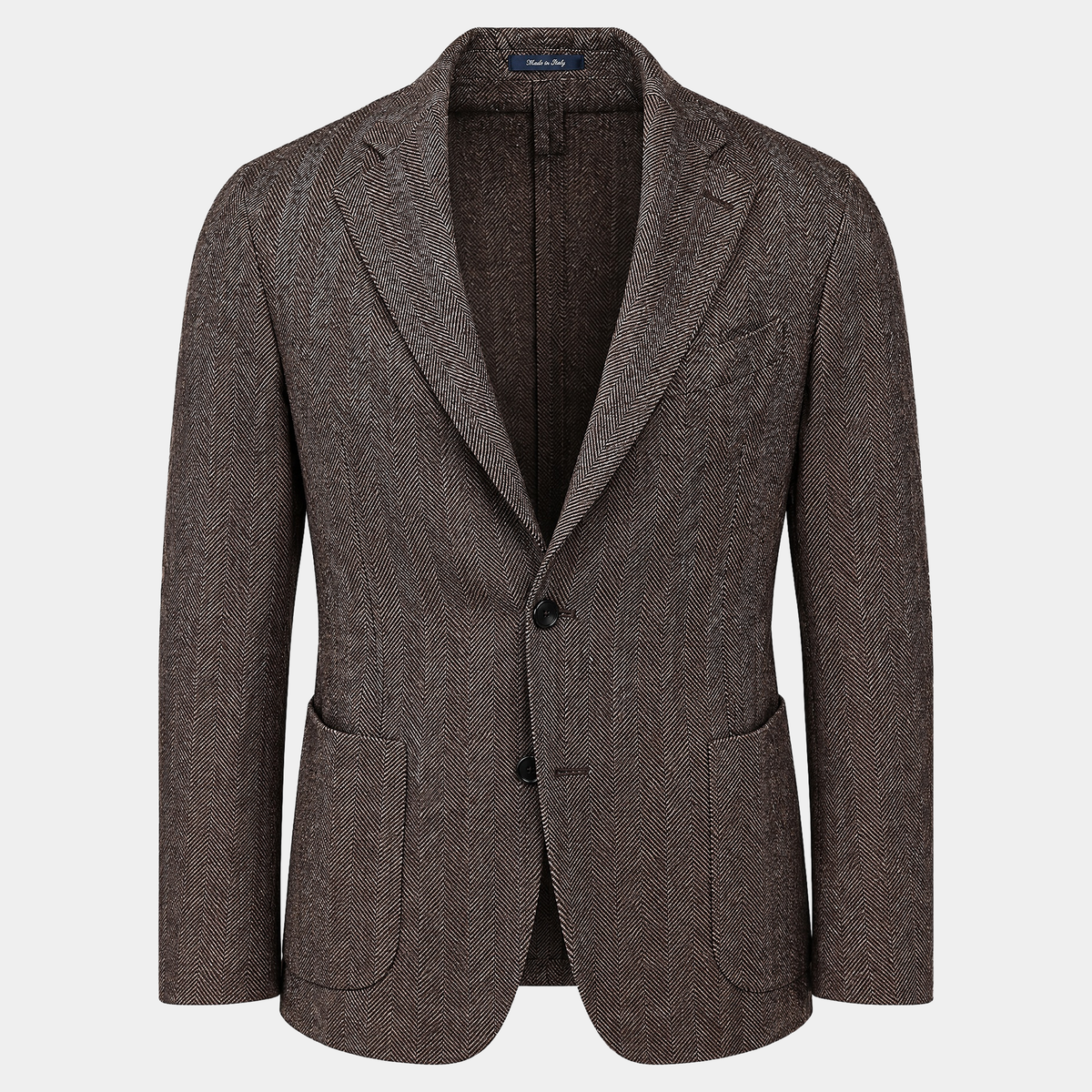 Sakko Donegal Braun Made in Italy