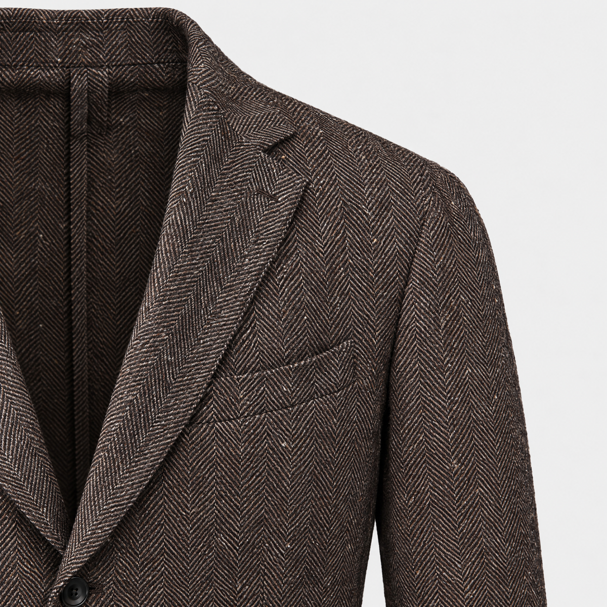 Sakko Donegal Braun Made in Italy