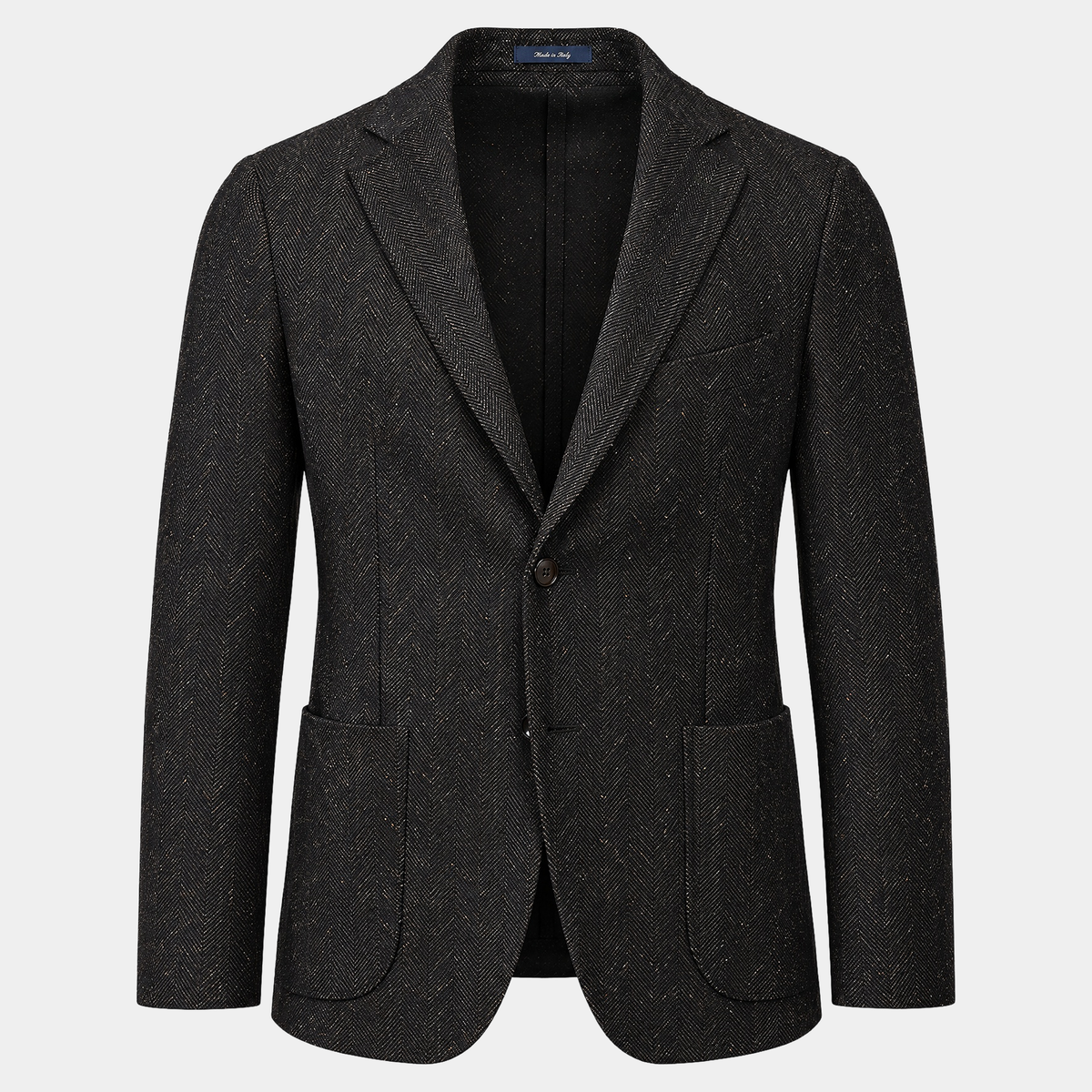 Sakko Donegal Khaki Made in Italy