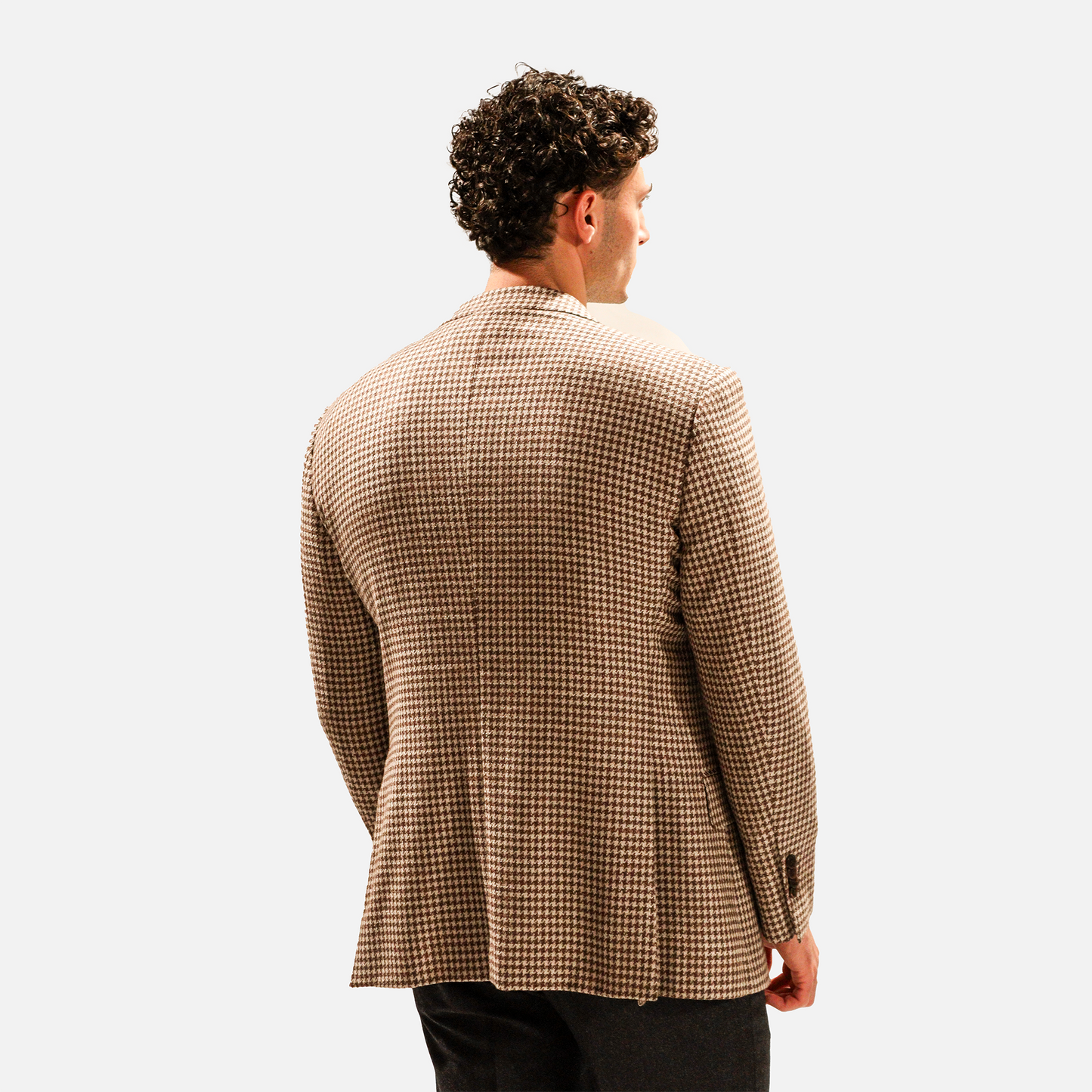 Sakko Vitale Barberis Canonico Braun Houndstooth