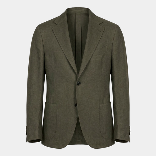 Sakko Leinen Kahki - Made in Italy