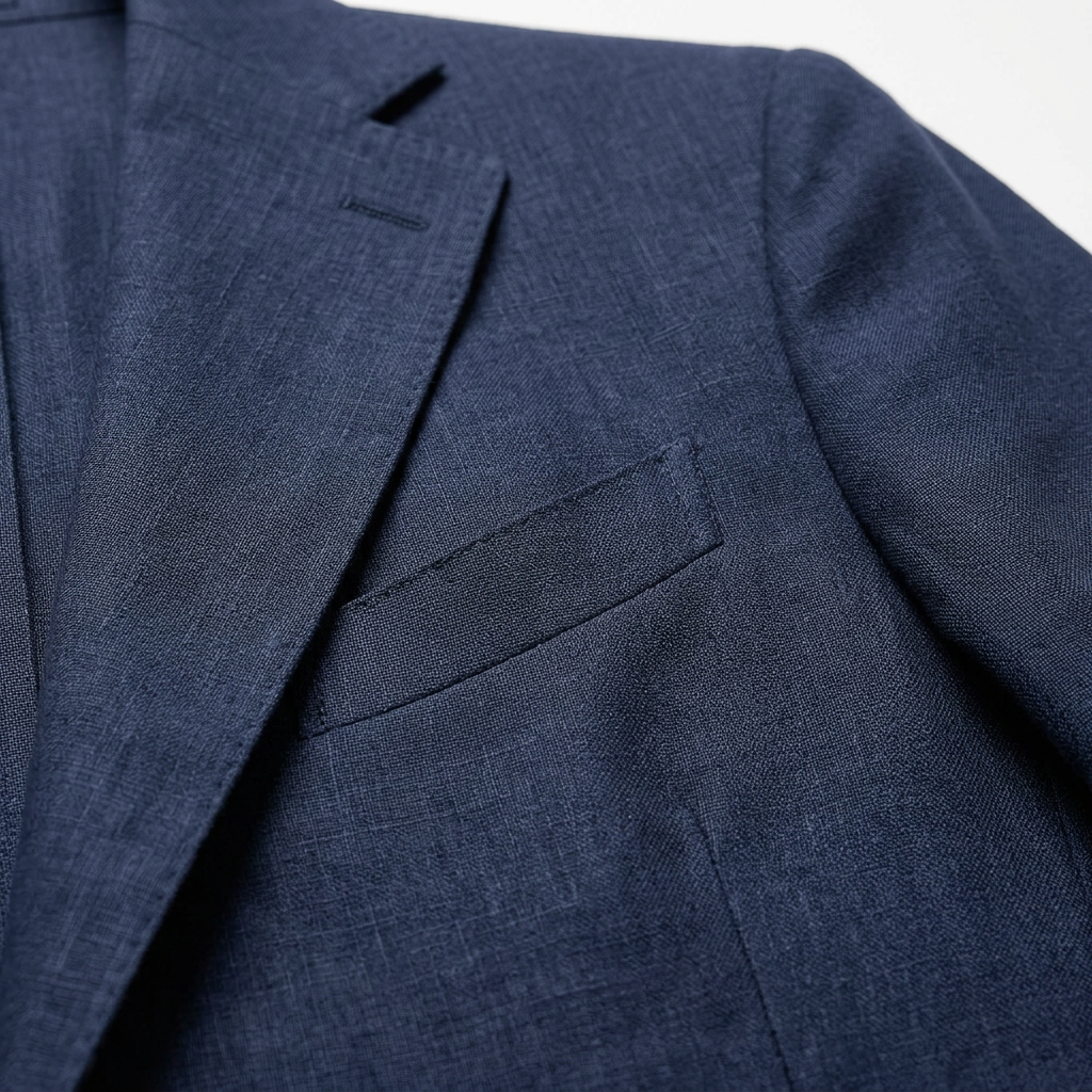 Sakko Leinen Blue - Made in Italy