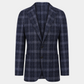 Sakko Oropa Navy Grey Checked