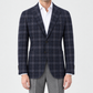 Sakko Oropa Navy Grey Checked