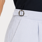 Seersucker Shorts Blau gestreift Sartorial