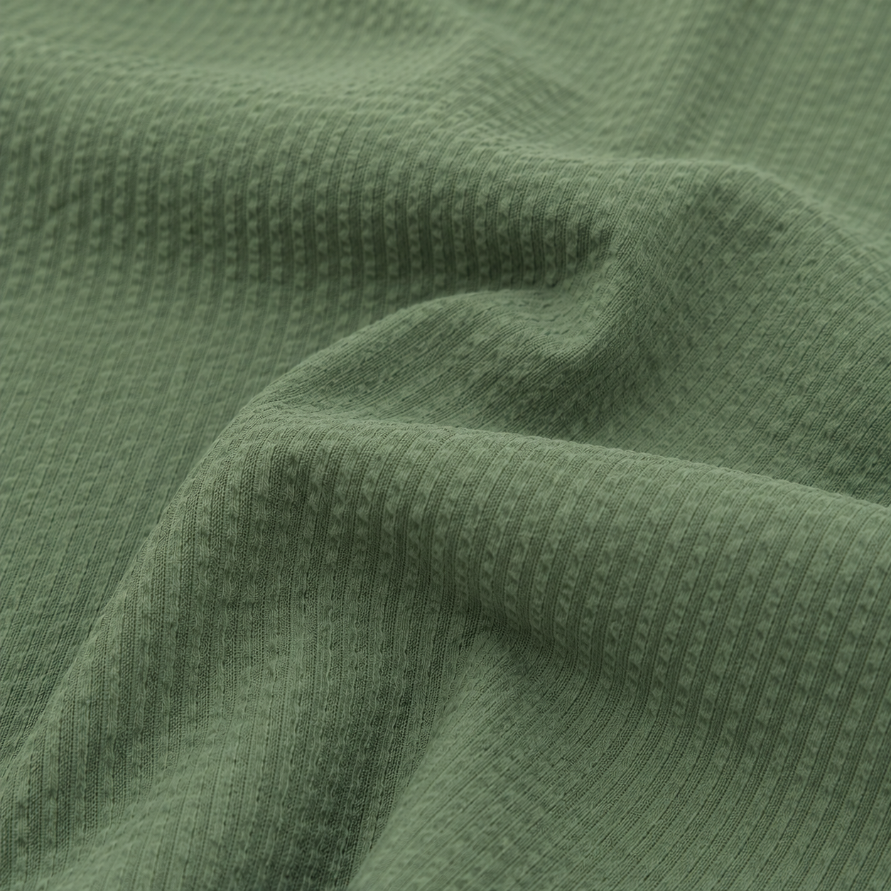 Seersucker Shorts Khaki Seitenspanner