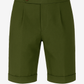Seersucker Shorts Khaki Seitenspanner