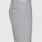 Seersucker Shorts Blau gestreift Seitenspanner
