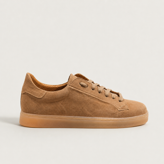 Sneaker Suede Beige - Made in Spain