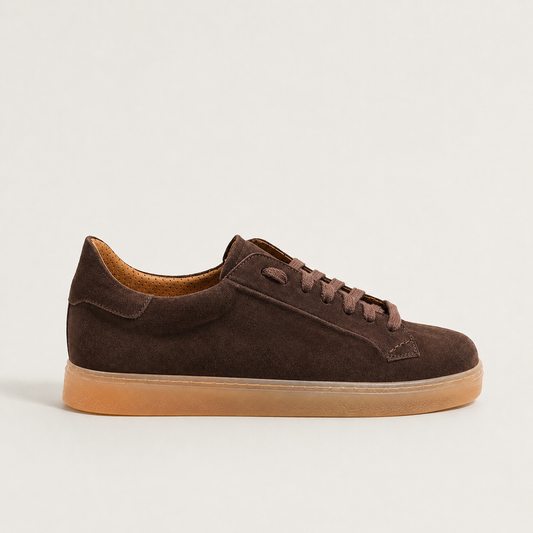 Sneaker Suede Café - Made in Spain
