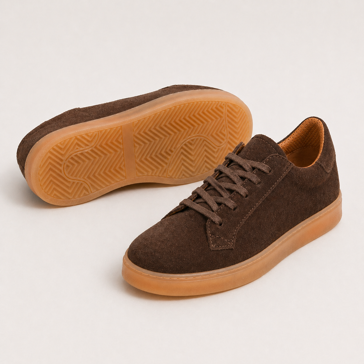 Sneaker Suede Café - Made in Spain