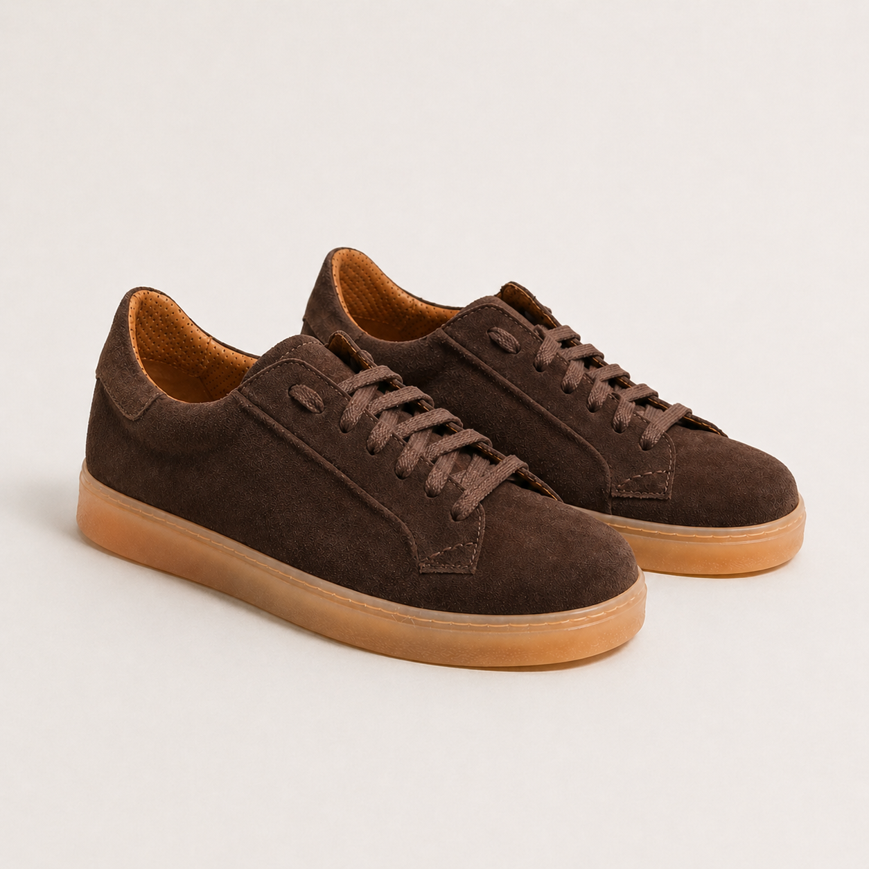 Sneaker Suede Café - Made in Spain