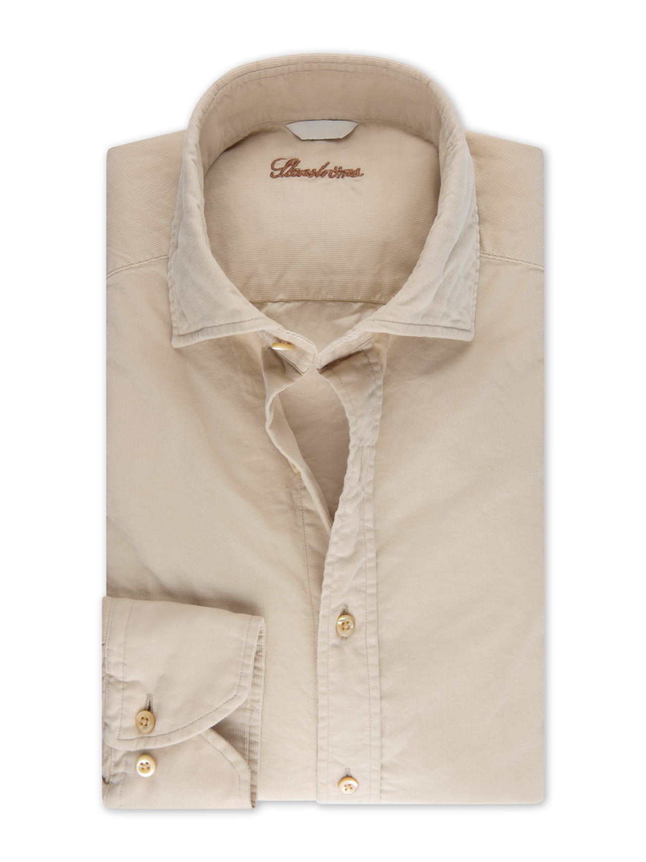 Hemd Stenströms Cord Sand