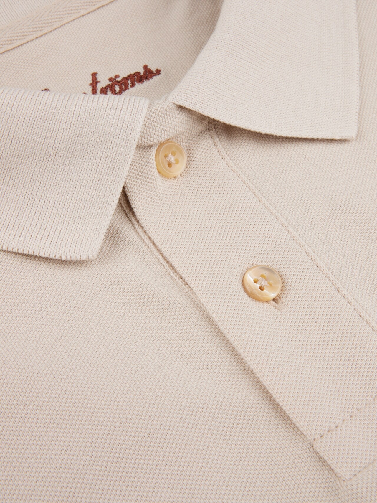 Stenströms Polo Shirt Off White