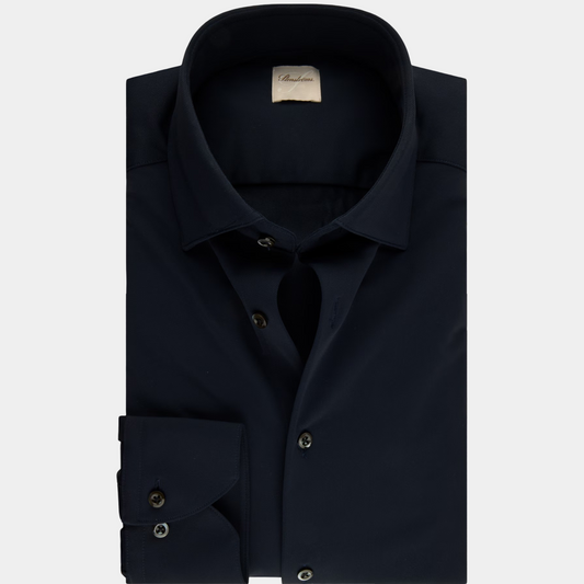 Stenströms Navy Active Stretch Shirt