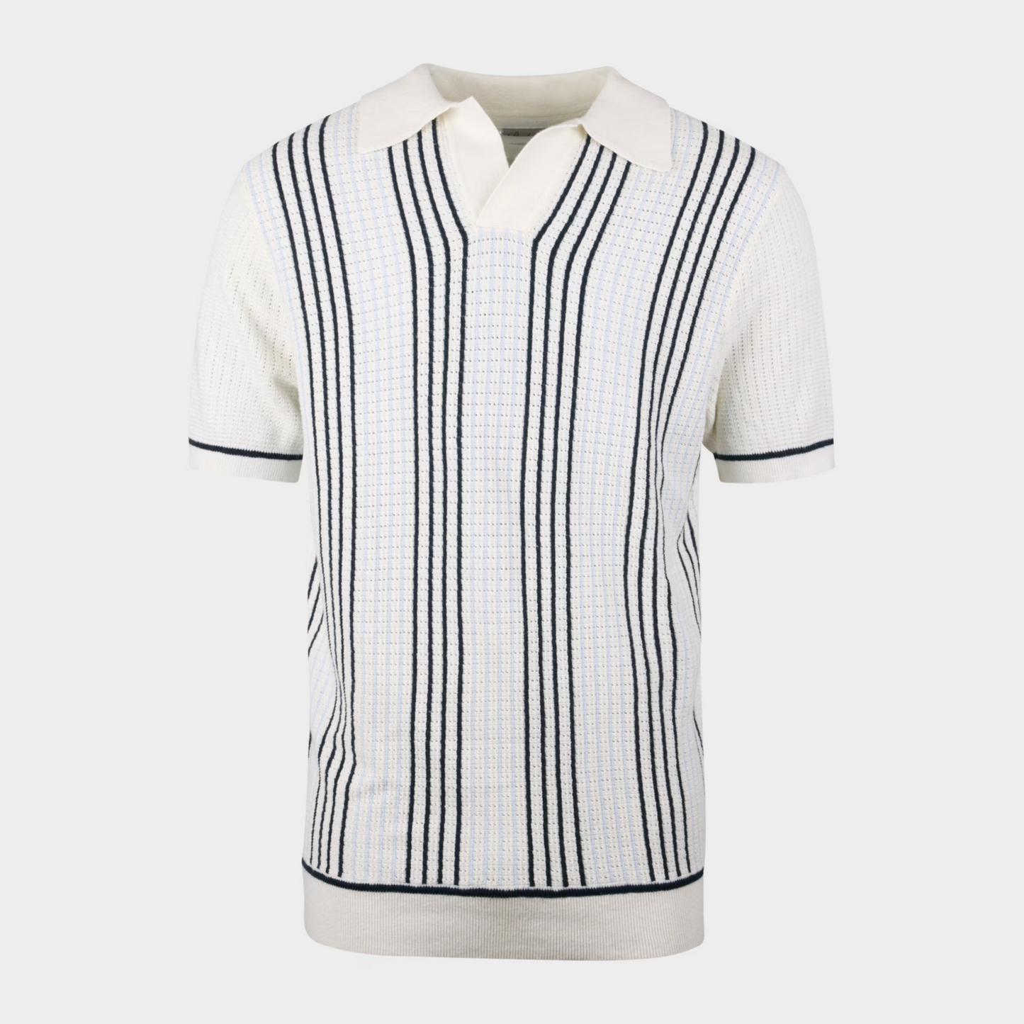 Polohemd Stripes Off White