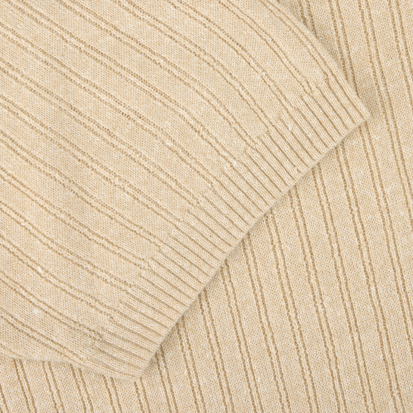 Polohemd Champagner Rippstrick