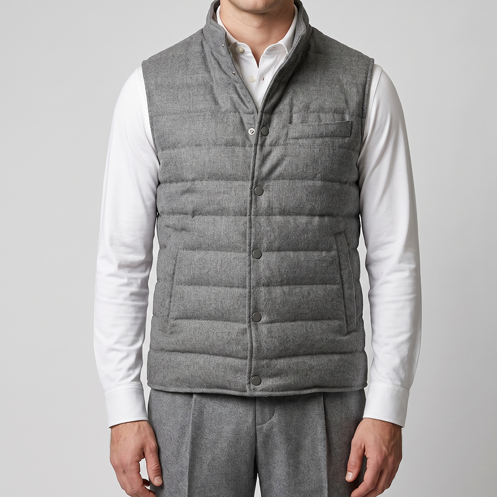 Steppweste Grey Daune Vitale Barberis Canonico