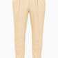 Bundfaltenhose Satorial Baumwolle Beige