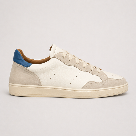 Suitery Sneaker Trainer Bianco Blue