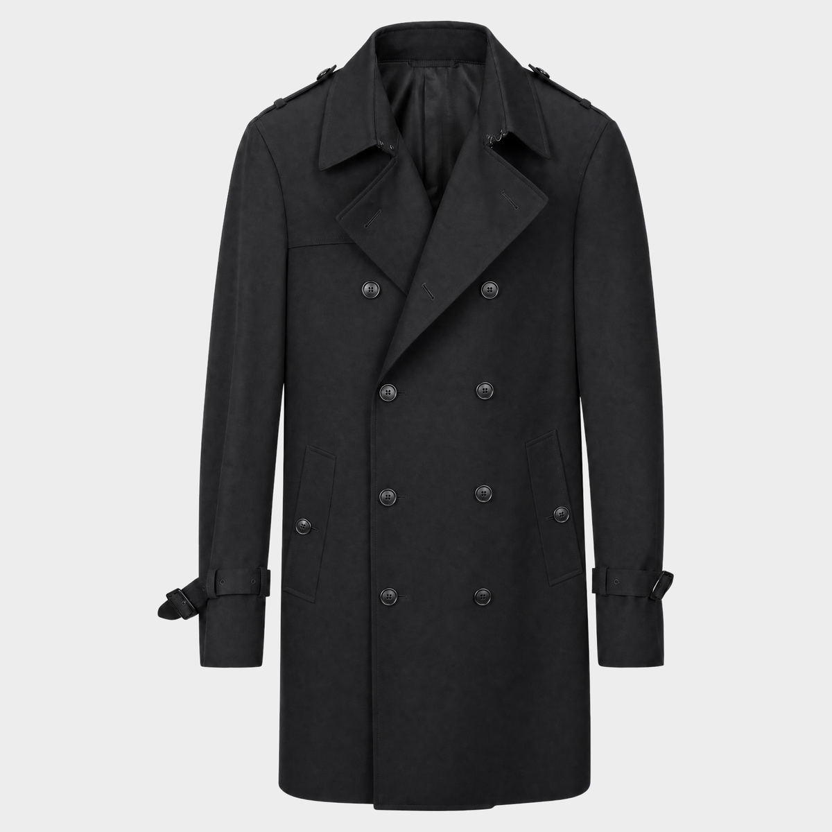 Trenchcoat Olmetex Suitery Schwarz