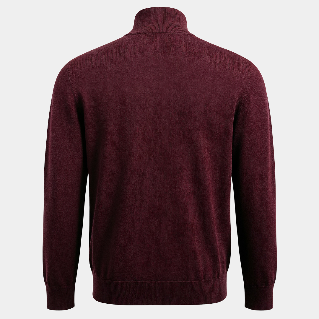 Troyer Bordeaux reine Merinowolle Made in Italy